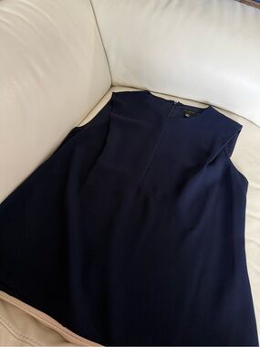 Ted Baker Navy Sleeveless Shift Top